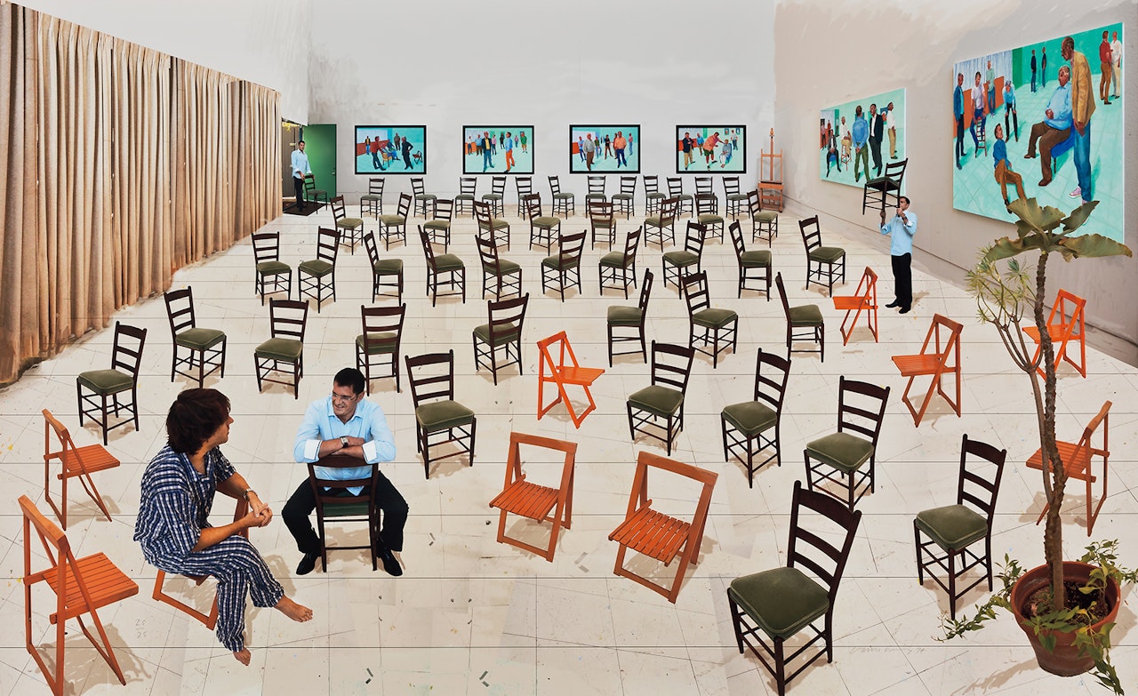 The Chairs by David Hockney