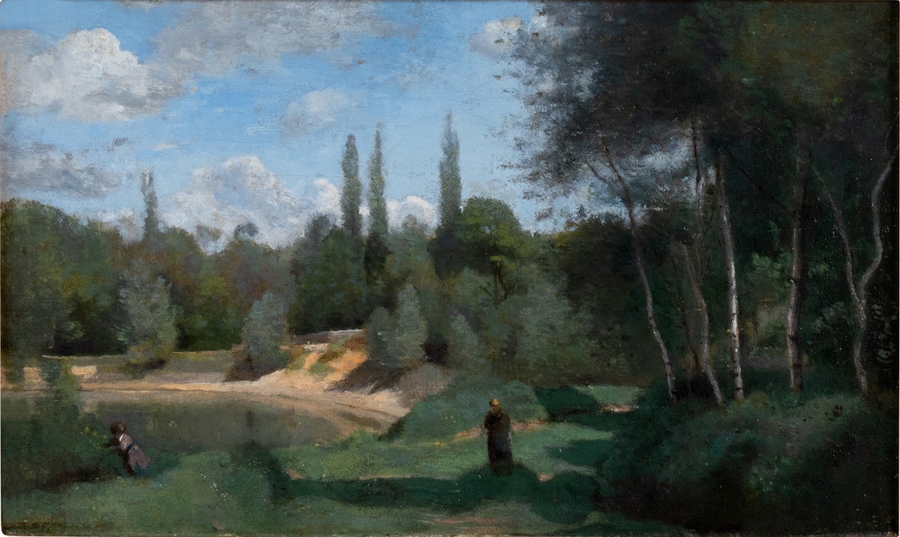 Ville d’Avray by Jean Baptiste Camille Corot