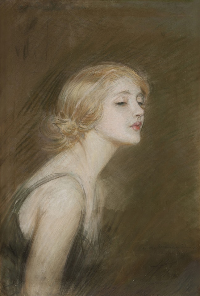 Portrait of Mae Murray by Paul César Helleu
