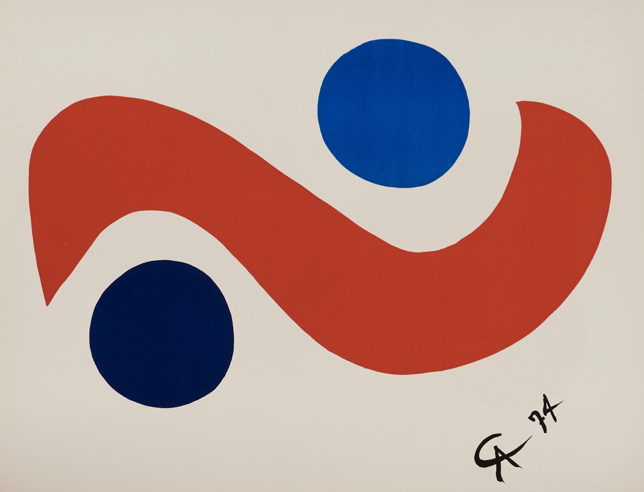 Sky Bird from the Flying Colors series by Alexander Calder