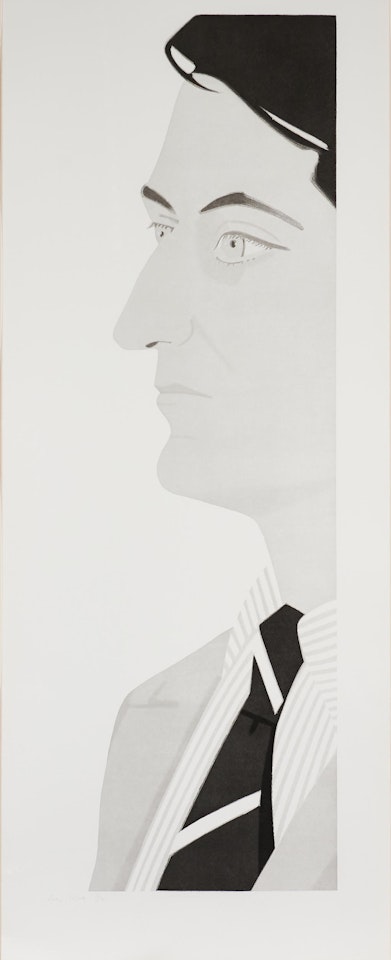 John Ashbery by Alex Katz