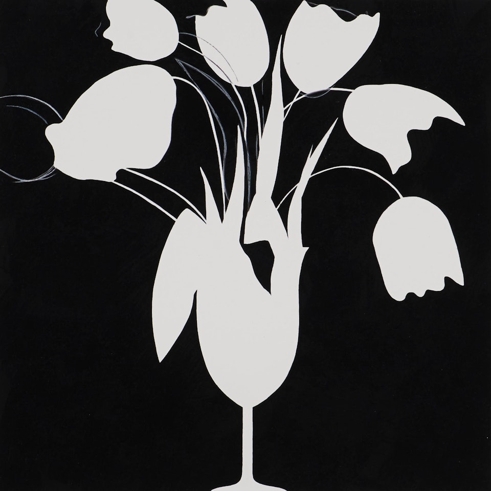 Untitled (Vase of Tulips) from the suite Visual Poetics by Donald Sultan