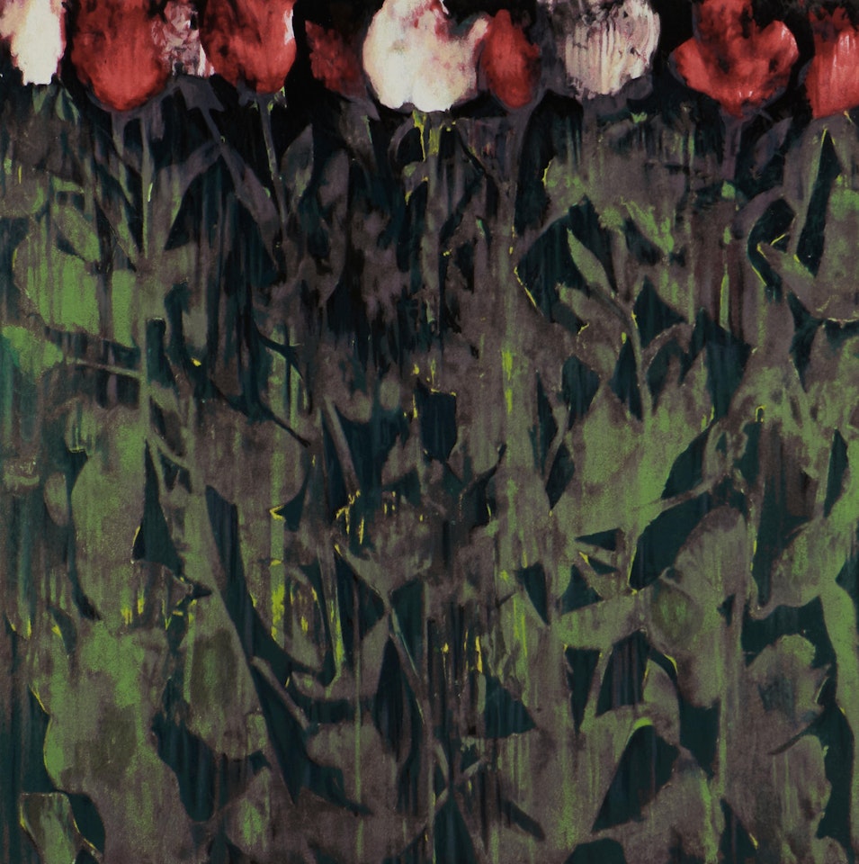Untitled (Tulips) from the suite Visual Poetics by Donald Sultan