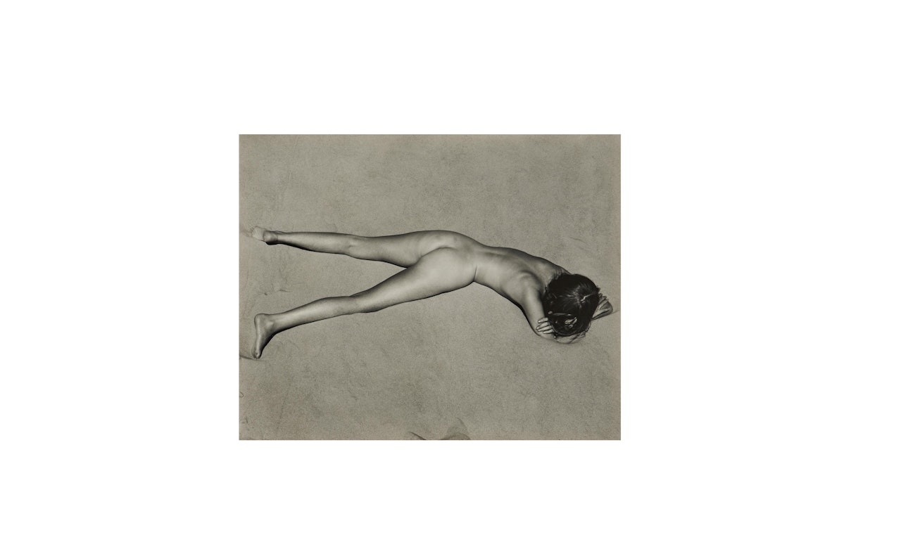 Nude on Sand, Oceano by Edward Weston