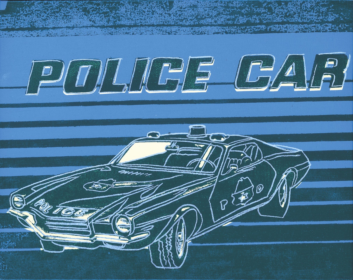 Police Car by Andy Warhol