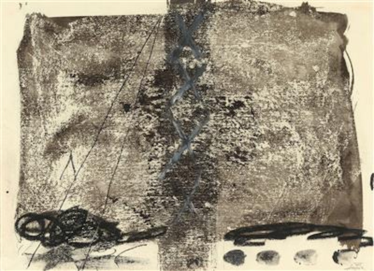 Space with Fingerprints by Antoni Tapies