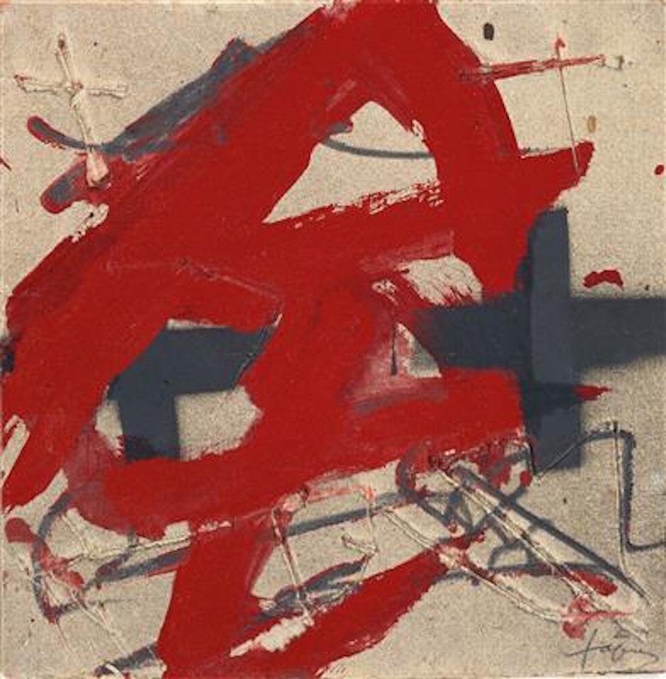 Untitled by Antoni Tapies