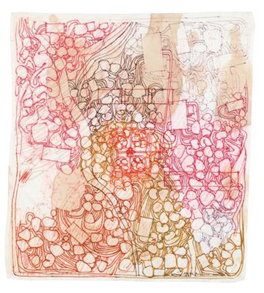 Architekturzeichnung / Architectural drawing by Hermann Nitsch