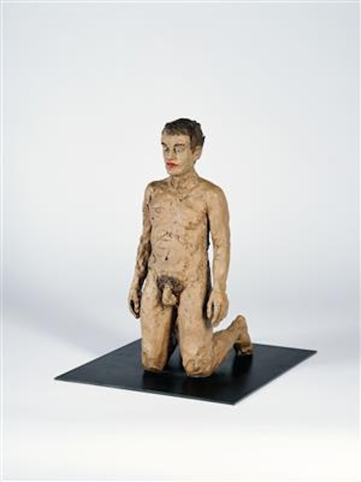 Knieender Mann (Kneeling Man) by Stephan Balkenhol