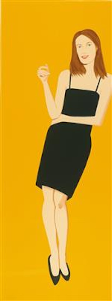 Black Dress - Sharon (Plate 4 from the portfolio Black Dress) by Alex Katz