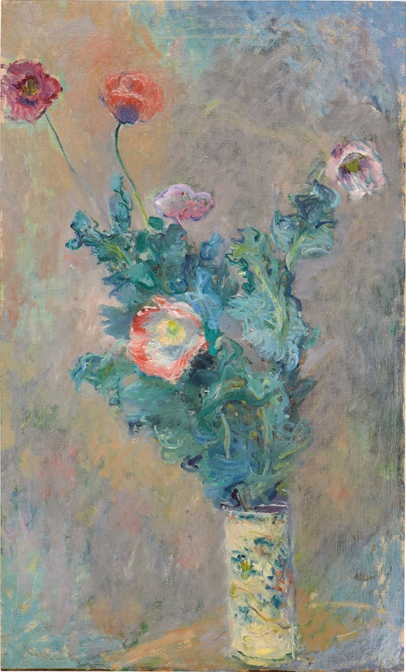 Pavots dans un vase de Chine by Claude Monet