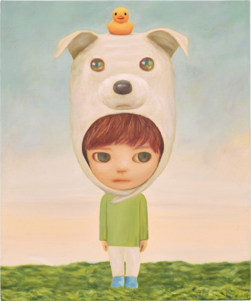 Little White Dog by Mayuka Yamamoto