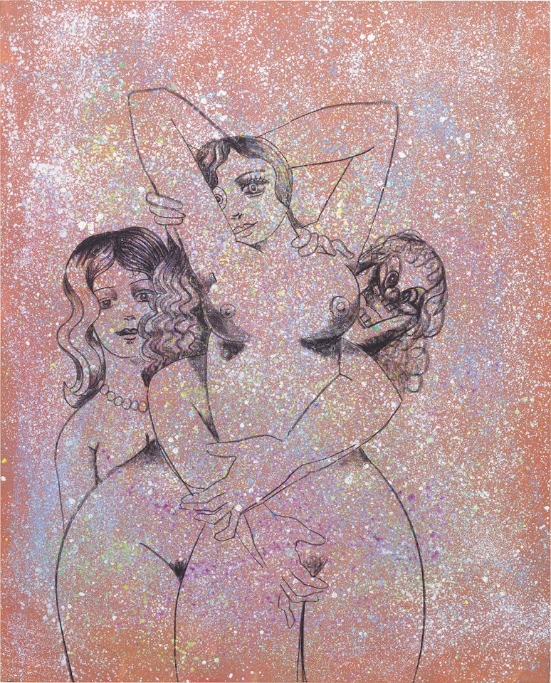 Entangled Figures by George Condo