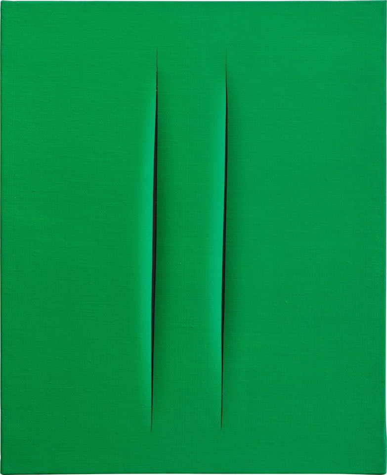 Concetto spaziale, Attese by Lucio Fontana