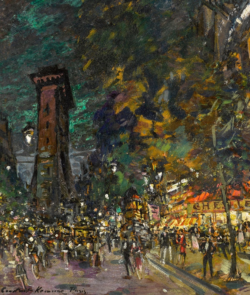 Port St Denis by Konstantin Alekseevich Korovin