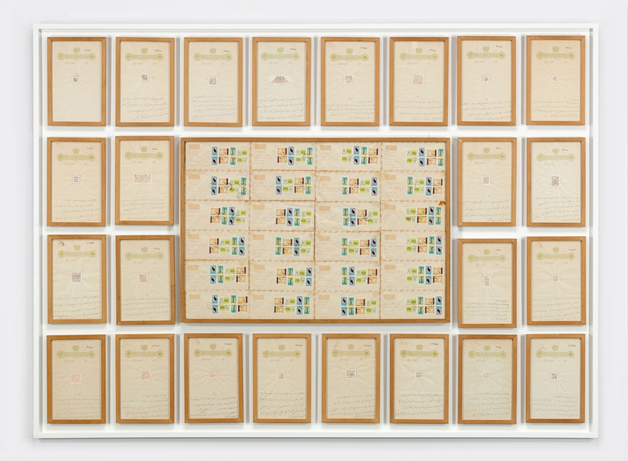Lavoro postale (permutazione) by Alighiero Boetti