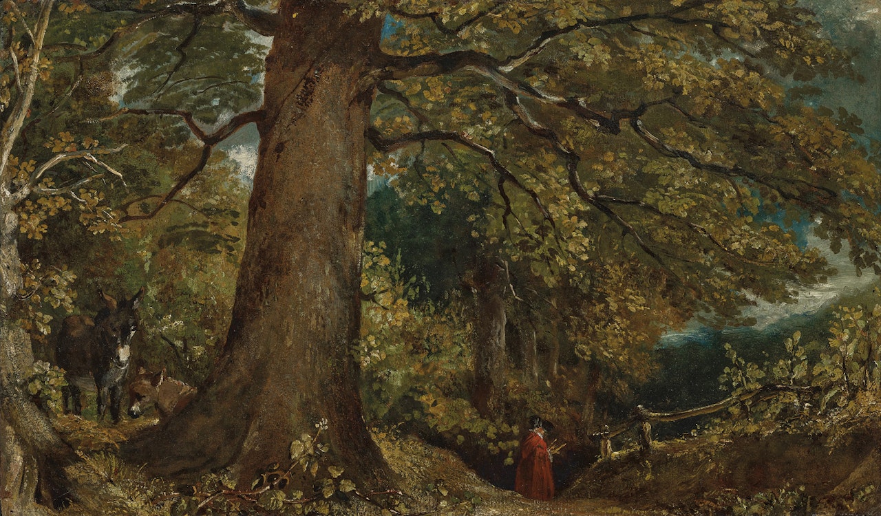 Woodland landscape by John Constable