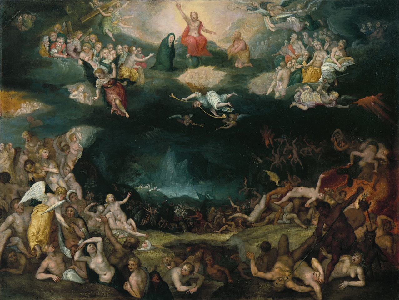 The Last Judgment by ATTRIBUTED TO JAN BREUGHEL, THE ELDER