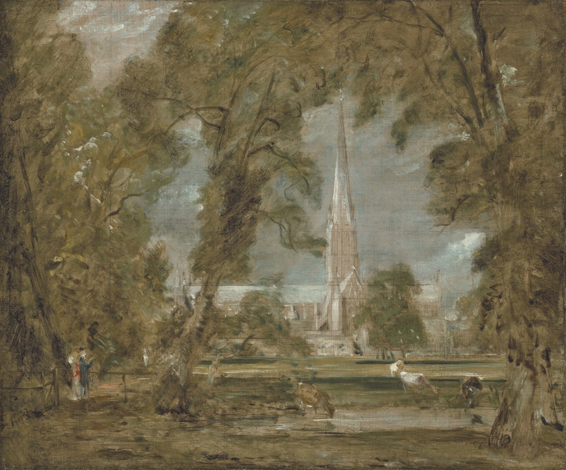 Salisbury Cathedral from the Bishop's Grounds by John Constable