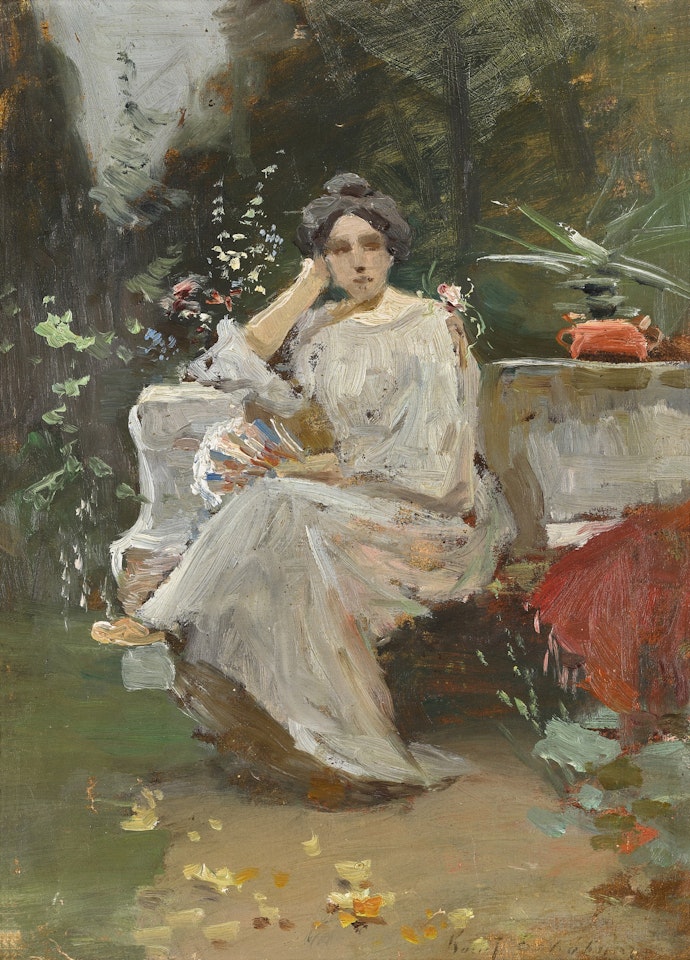 In the Park by Konstantin Alekseevich Korovin