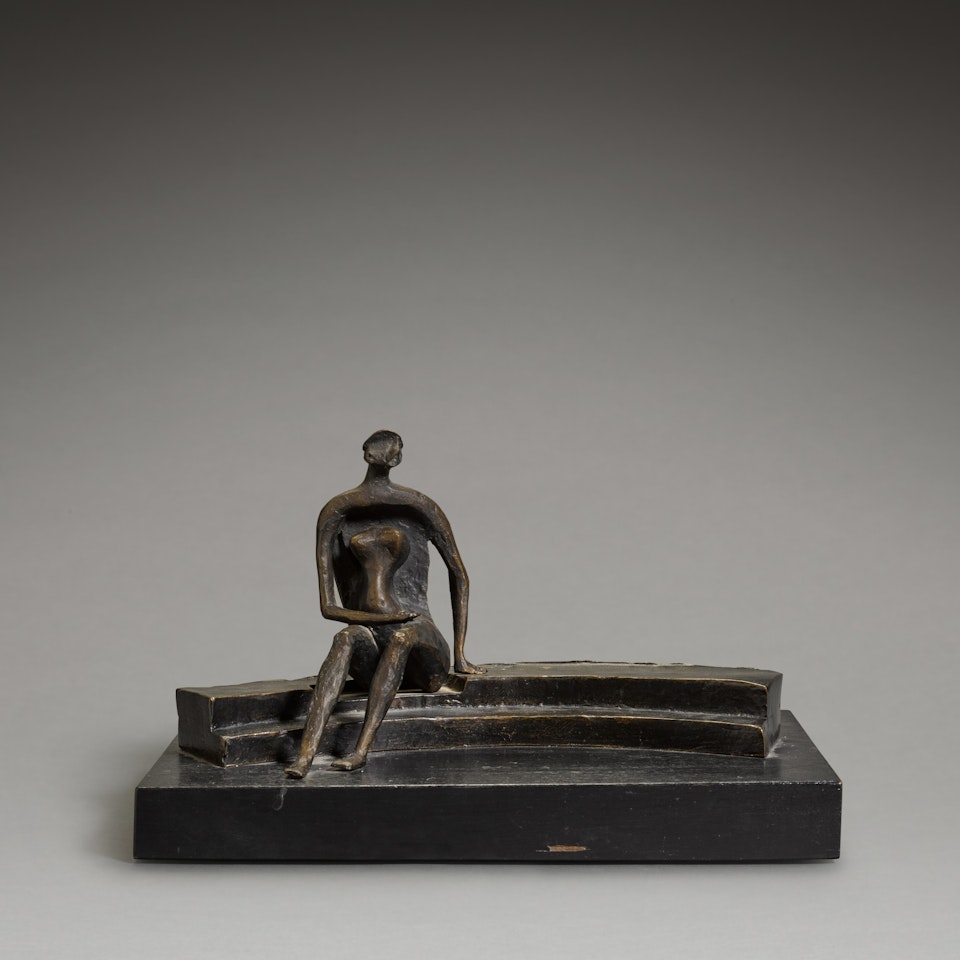 Seated Figure on Circular Steps by Henry Moore