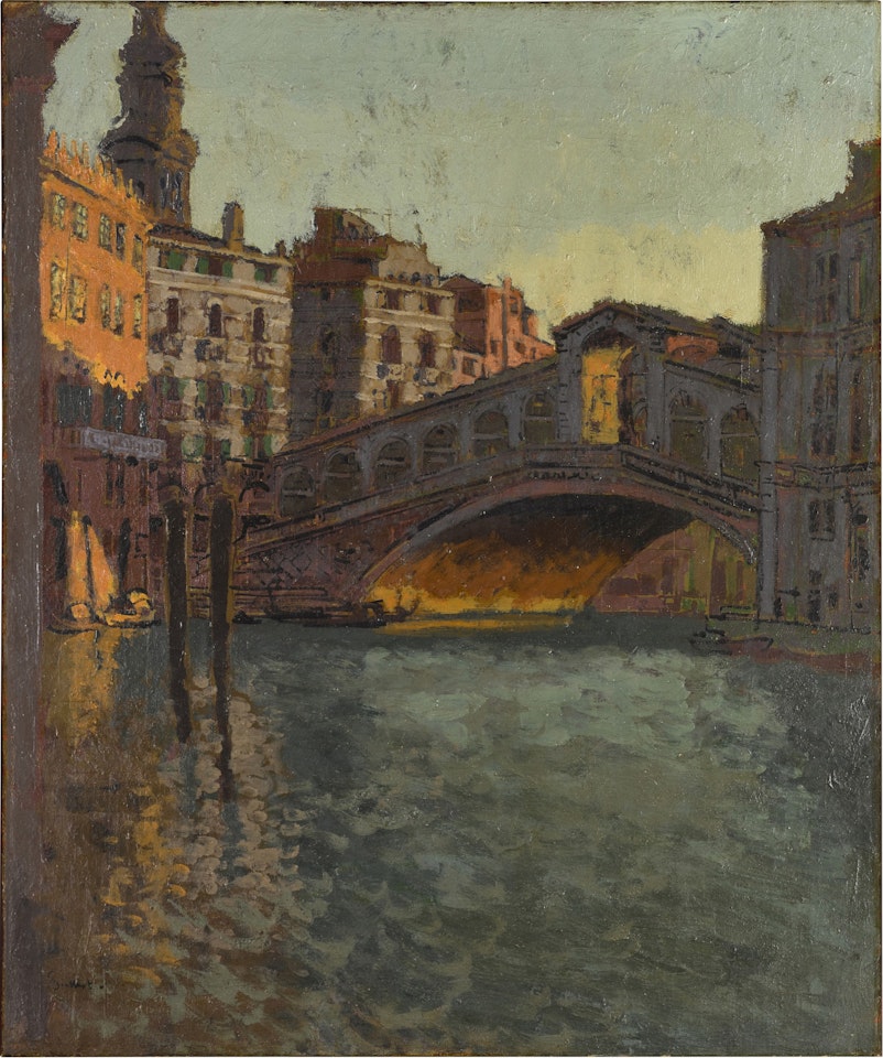 The Rialto Bridge, Venice by Walter Richard Sickert