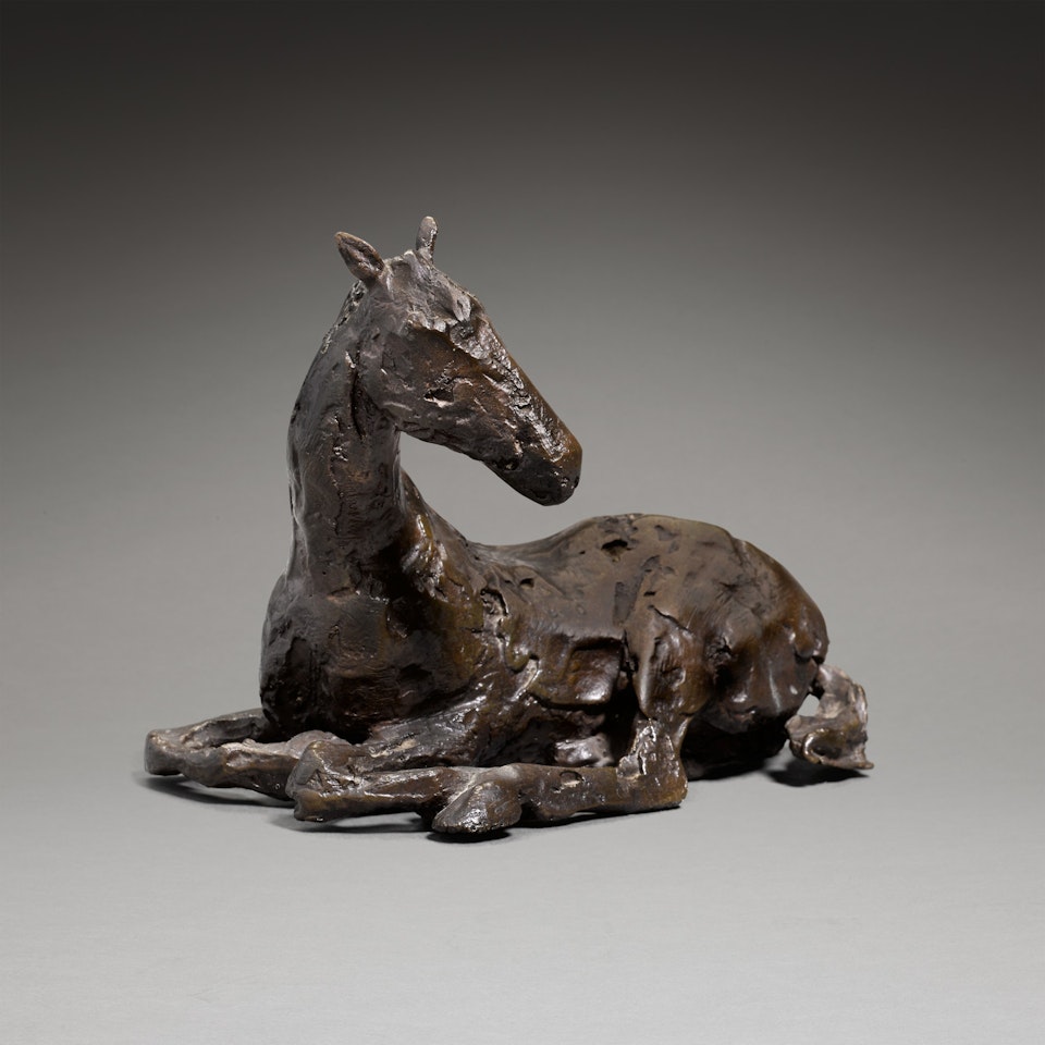 Small Sitting Down Horse by Elisabeth Frink
