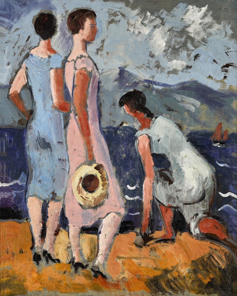 Girls by the Sea by Christopher Wood