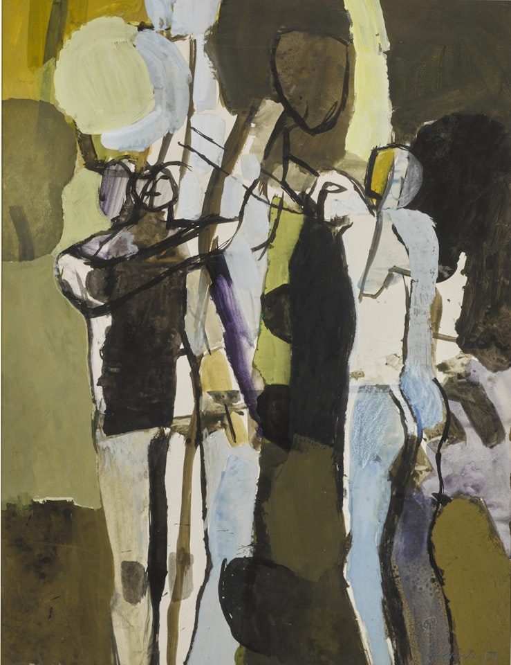 Group of Figures - Cuernavaca by Keith Vaughan