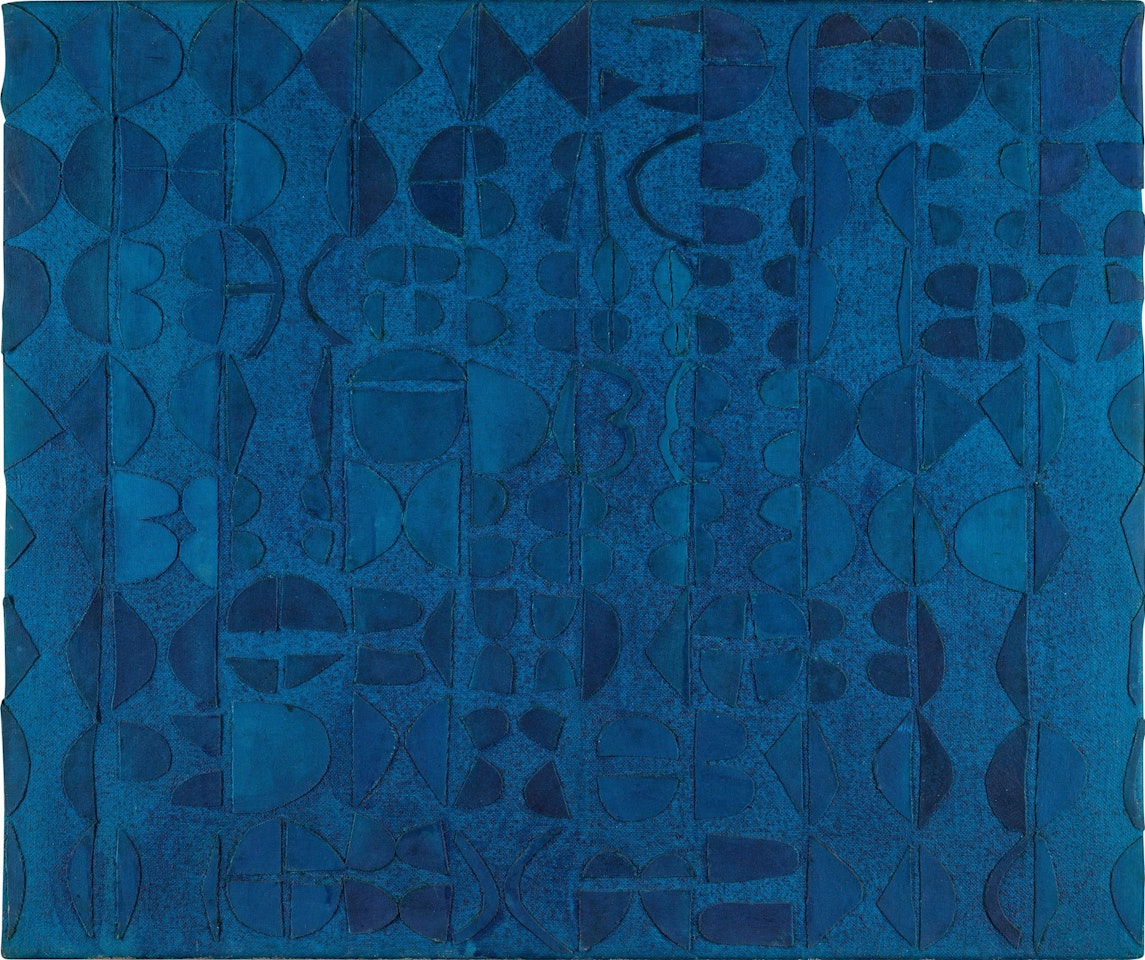 Blue Collage by Terry Frost