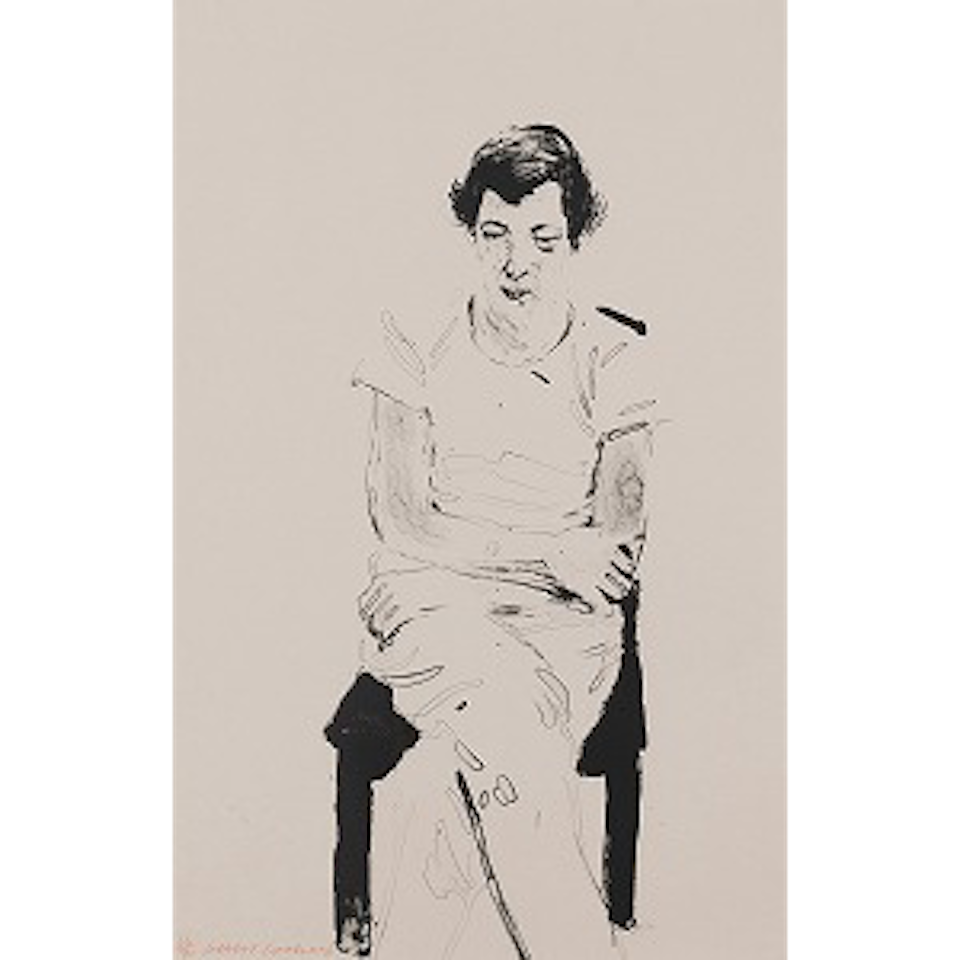 Gregory Thinking of Henry (M.C.A.T. 200) by David Hockney
