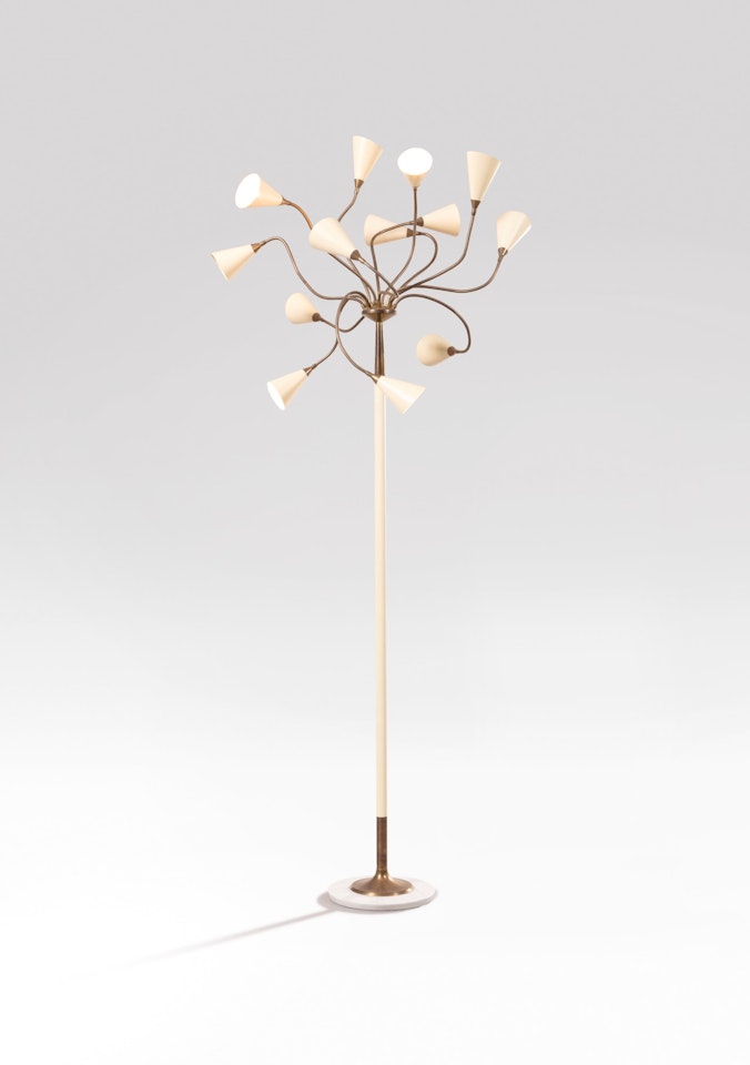 Floor lamp, model n° 1035 by Gino Sarfatti