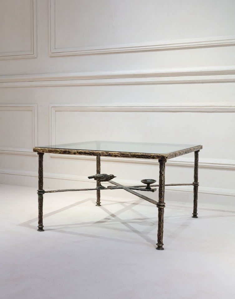 Coffee table A l"oiseau et coupelle by Diego Giacometti