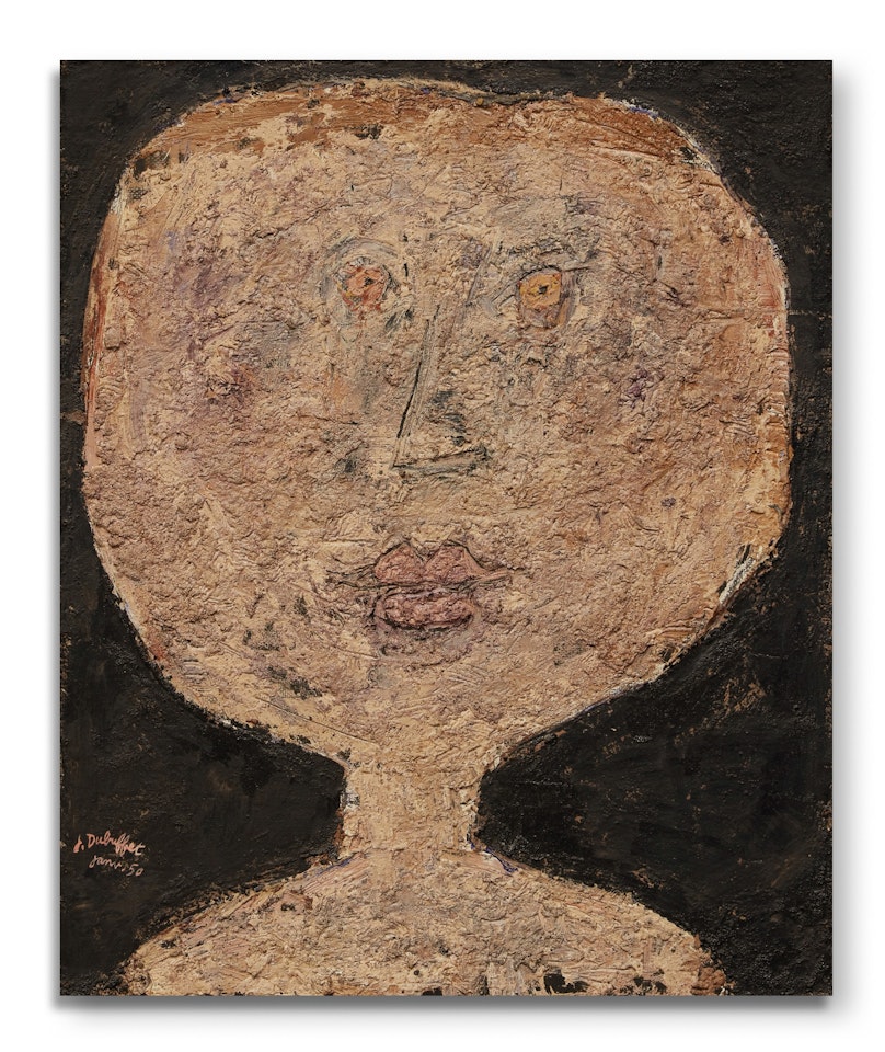 Mademoiselle Couperose by Jean Dubuffet