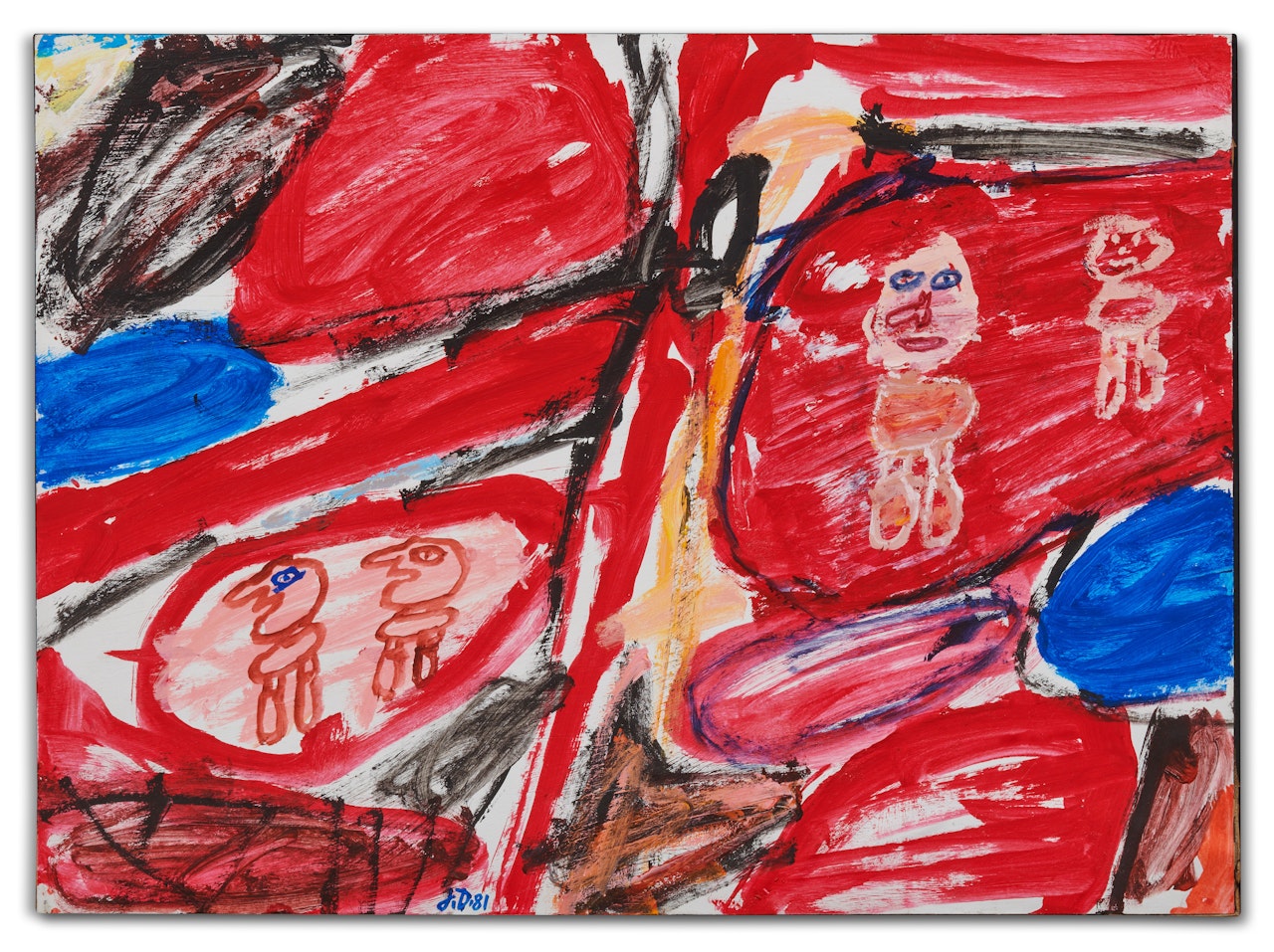 Psycho-site by Jean Dubuffet