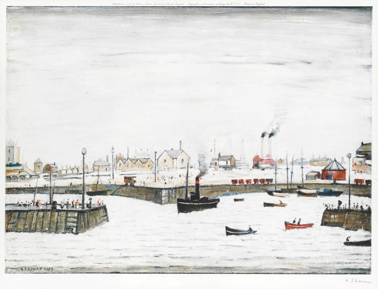 The Harbour by Laurence Stephen Lowry