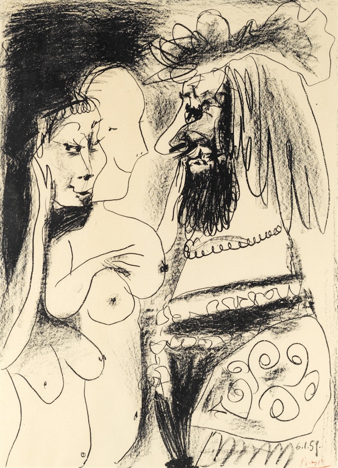 Le vieux roi by Pablo Picasso