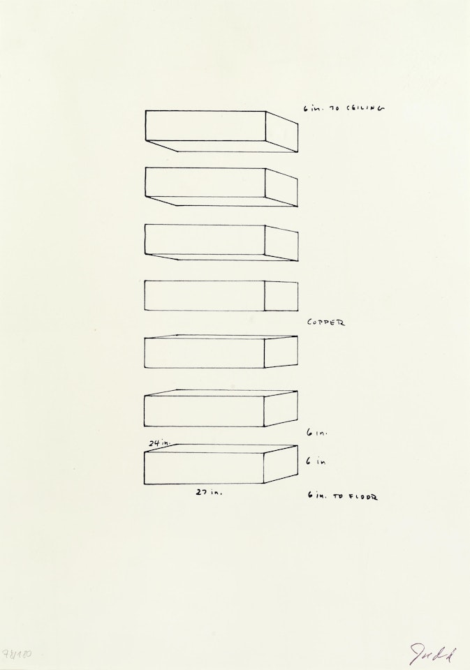 Untitled, from 'Kunstmarkt Köln ' by Donald Judd