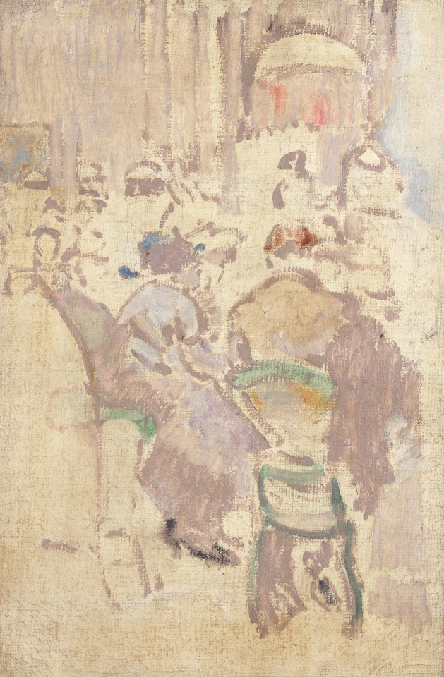 Café Interior, Baccarat, Dieppe by Walter Richard Sickert