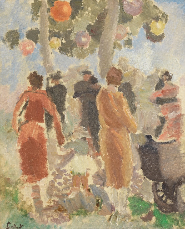 Fete near Envermeu, Dieppe by Walter Richard Sickert