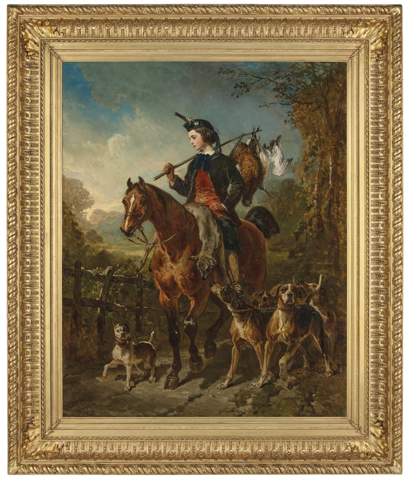 The Return by Alfred de Dreux