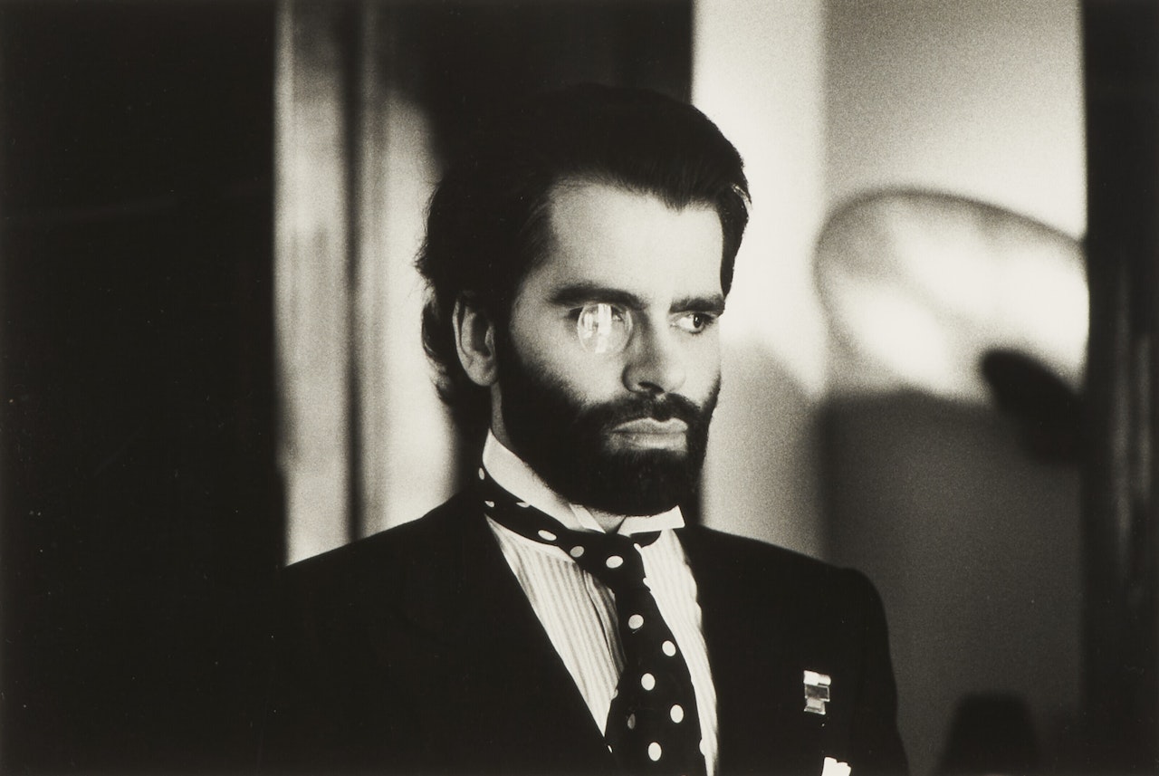 Karl Lagerfeld, Paris by Helmut Newton