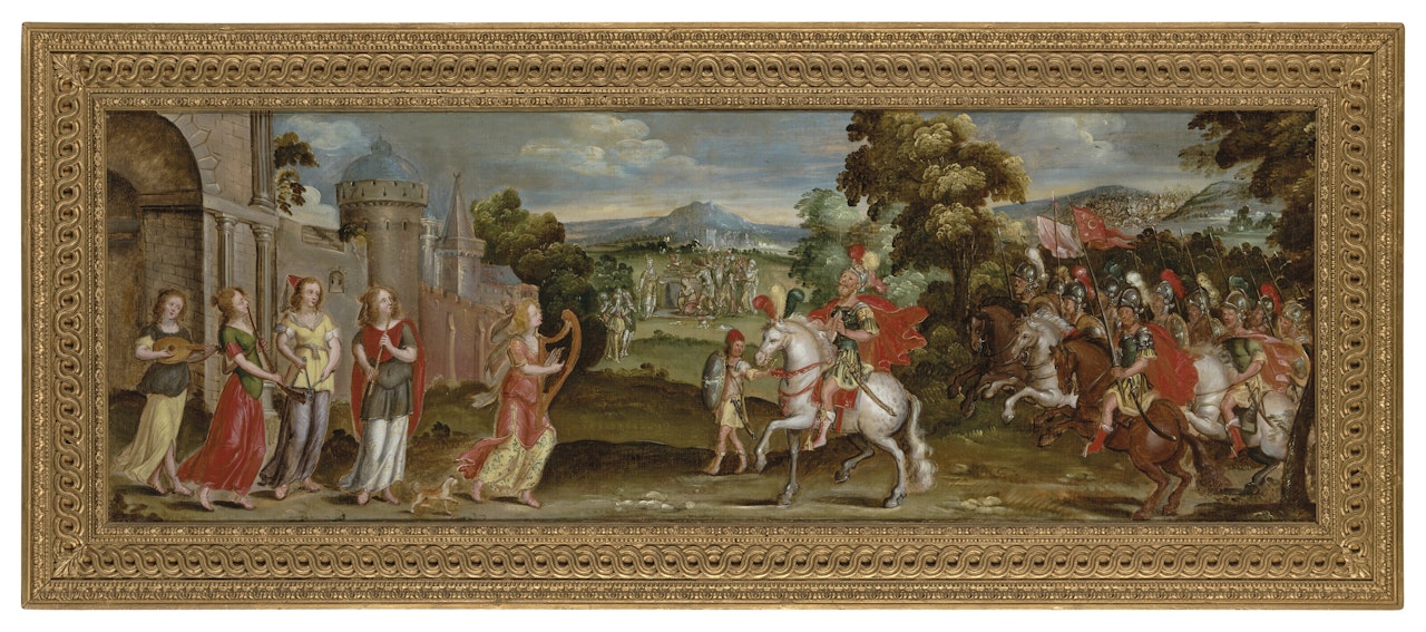 The Return of Jephthah by Flemish School