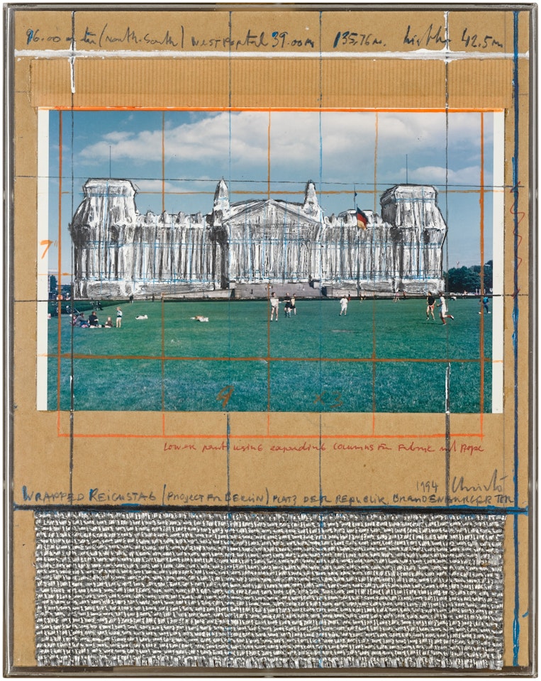 Wrapped Reichstag (Project for Berlin) by Christo