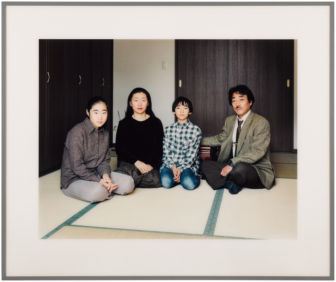 The Okutsu Family in Tatami Room, Yamaguchi by Thomas Struth