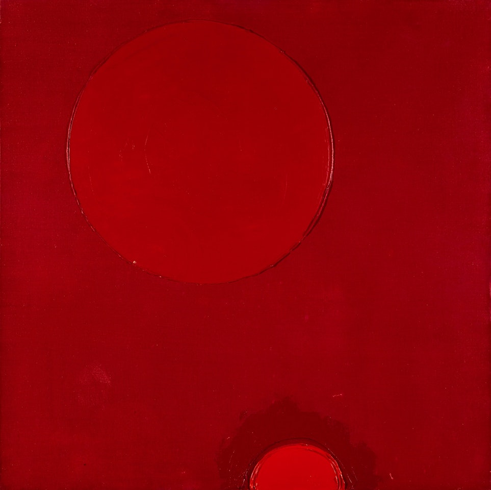 Composition en Rouge by Luis Feito