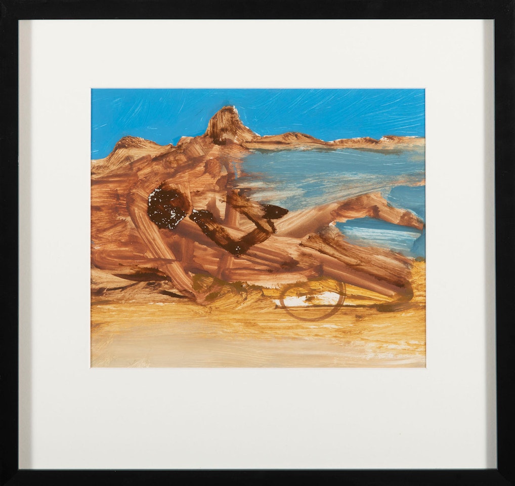Figure on the Beach, Greece by Sidney Nolan