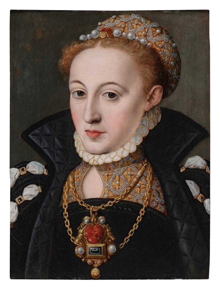Portrait of a noblewoman, possibly Elizabeth I by Flemish School