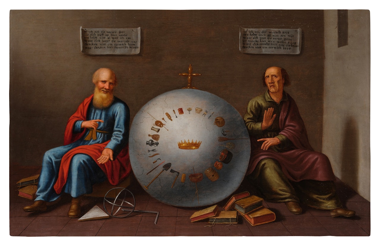 Democritus and Heraclites by Netherlandish School