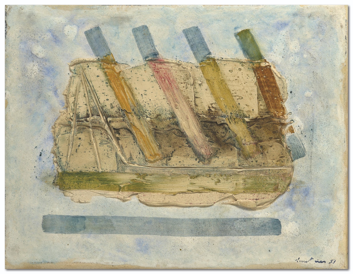Les bâtonnets by Jean Fautrier